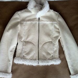 Bebe Faux Sherpa Jacket